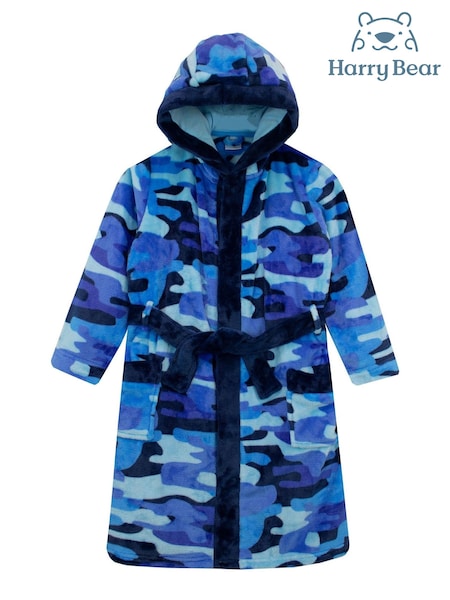 Harry Bear Blue Camo Dressing Gown BLUE AOP CAMO (Q54548) | AED122