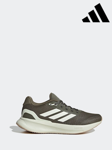 adidas Dark Green Runfalcon 5 Trainers (Q54980) | €72