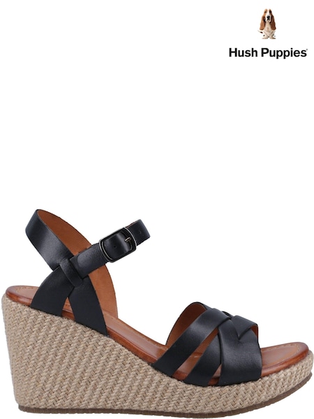 Schwarz - Hush Puppies Phoebe Keilsandalen (Q54983) | 69 €