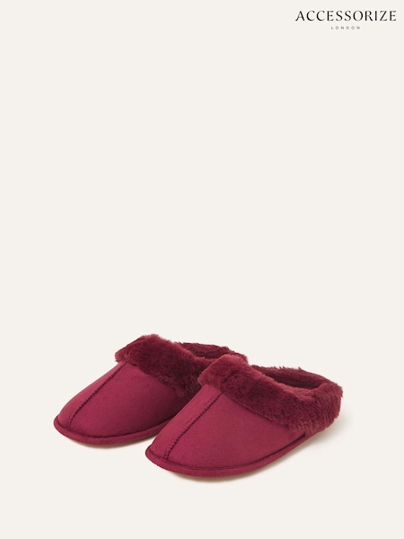 Accessorize Faux Fur Mule Slippers (Q55175) | 71 LEI