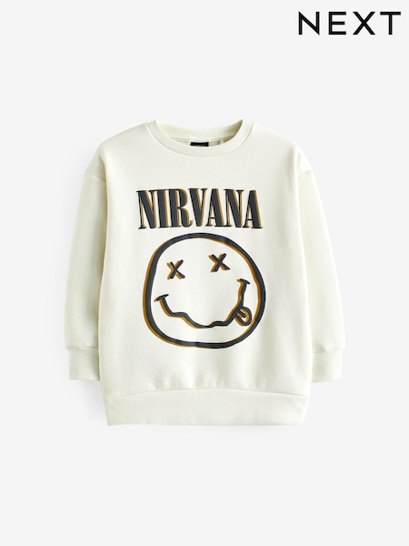 Ecru Cream - Nirvana Crew Neck Sweatshirt (3mths-8yrs) (Q55659) | € 14 - € 16