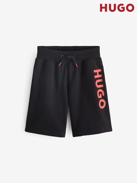 HUGO Black Logo Jersey Shorts (Q55849) | €33 - €39