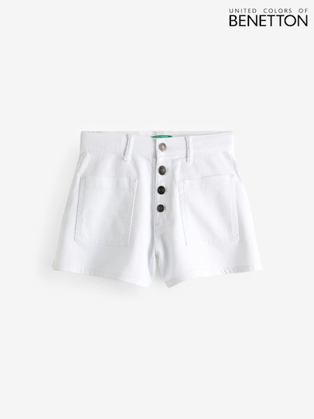 Benetton Girls Cream Shorts (Q59938) | €14