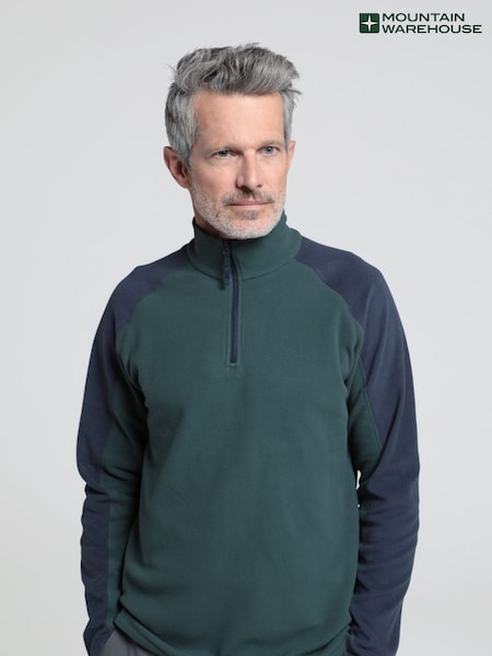 Зелена пляшка - Чоловічий фліс Ashbourne II Half Zip Mountain Warehouse (Q60409) | 1 322 грн