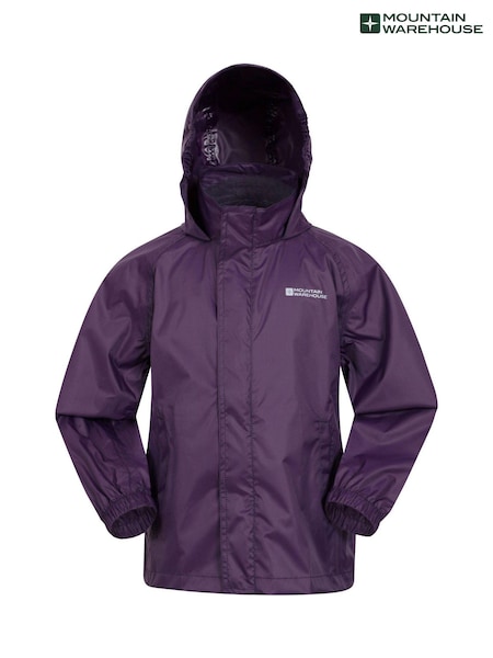Mountain Warehouse Purple Kids Pakka II Waterproof Jacket (Q60431) | ₪116