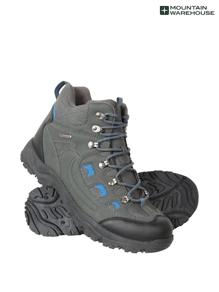Grå - Mountain Warehouse Adventurer Mens Waterproof Walking Boots (Q60432) | kr1 180