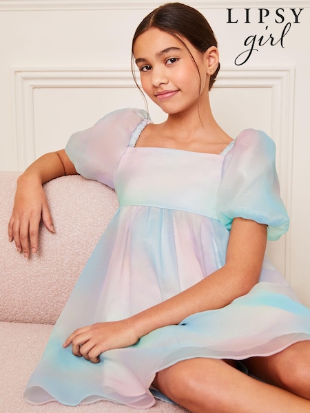 Lipsy Rainbow Organza Occasion Dress (2-16yrs) (Q60467) | ‏164 ر.س.‏ - ‏190 ر.س.‏