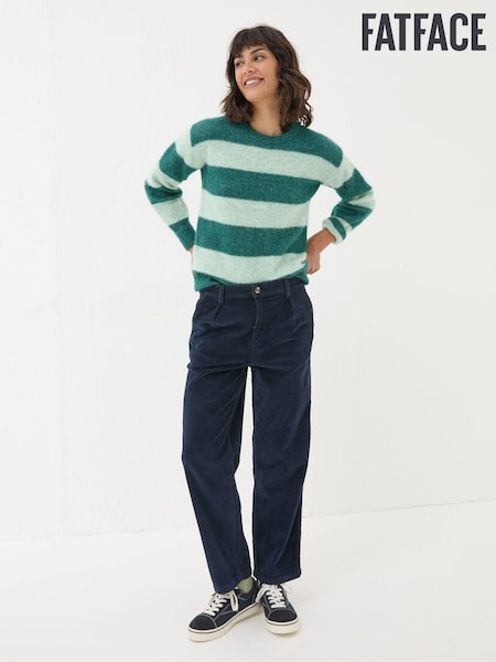 FatFace Navy Cinnamon Cord Trousers (Q60539) | €52.50