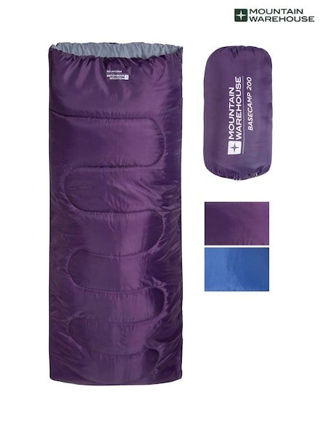 Mountain Warehouse Purple Chrome Basecamp 250 Sleeping Bag (Q60592) | €34