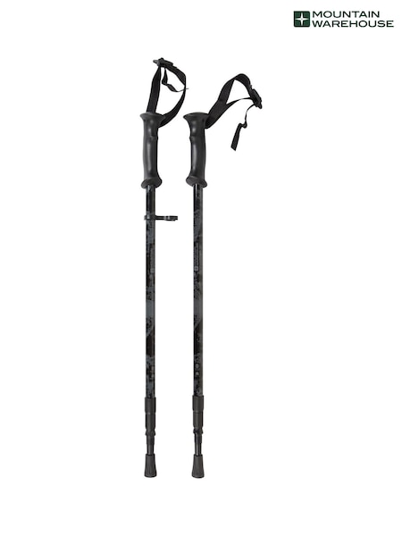 Mountain Warehouse Grey Hiker Walking Pole 2 Pack (Q60701) | €42