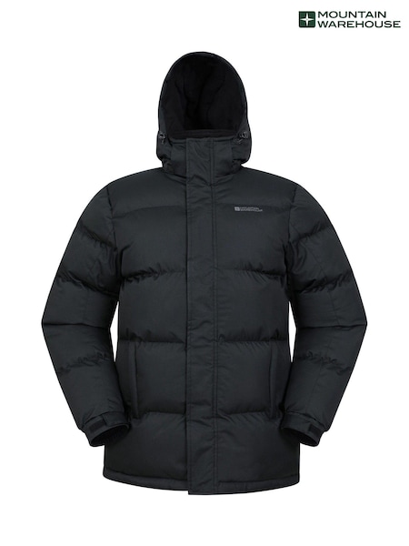 Mountain Warehouse Black Mens Snow Padded Jacket (Q60743) | €82