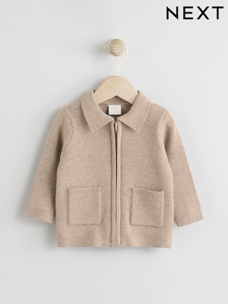 Rjava - Baby Zip Front Knitted Shaket Cardigan (0mths-2yrs) (Q61220) | € 17 - € 20