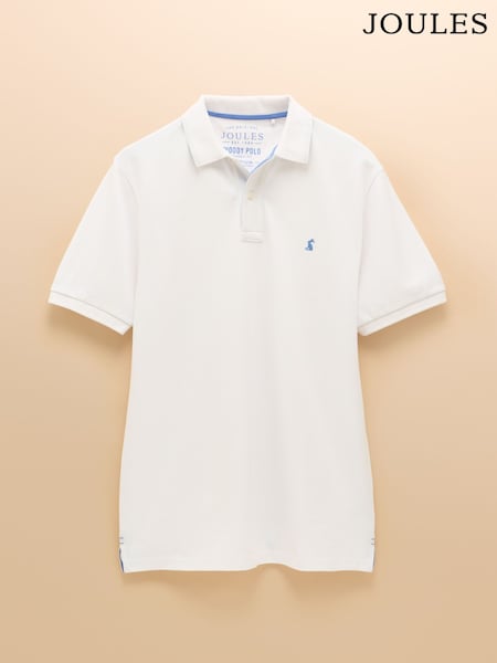 Білий - Сорочка-поло Joules Woody Cotton Pique (Q61237) | 1 802 грн