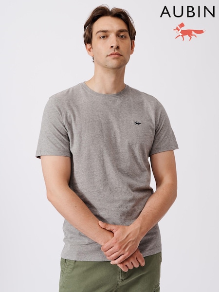 Aubin Logo Cotton T-Shirt (Q61446) | €50