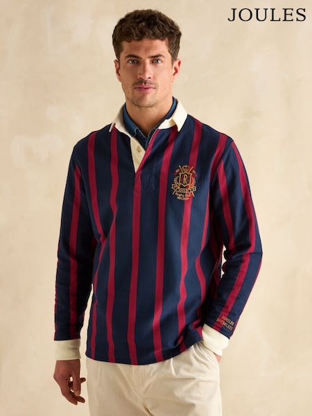 Joules Rugby Club Navy & Red Shirt (Q61491) | €84