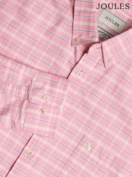De cuadros rosa - Manga larga - Joules Oxford Classic Fit Shirt (Q61502) | 70 €