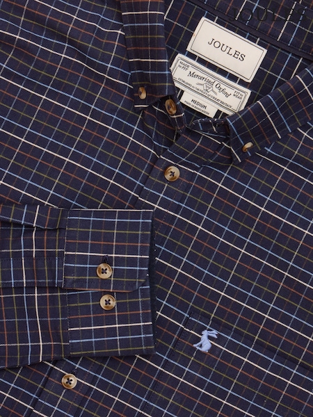 Laivasto Ruutu - Pitkä hiha - Joules Oxford Classic Fit Shirt (Q61504) | €78