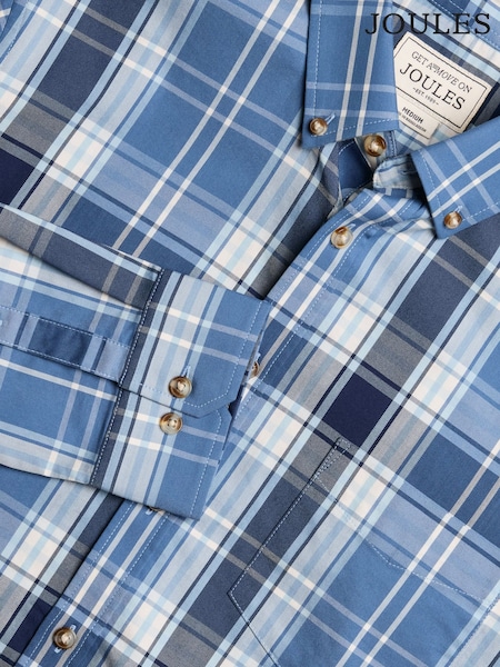 Cuadros azules - Joules Get A Move On Stretch Shirt (Q61524) | 70 €