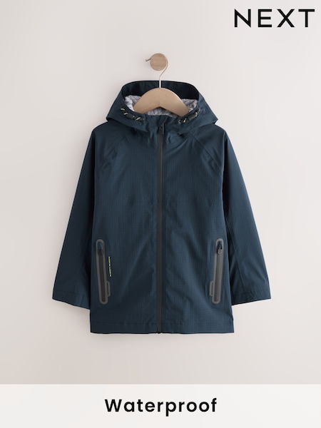 כחול כהה - Waterproof Mesh Hooded Lined Anorak Jacket (3-16yrs) (Q61569) | ‏109‏₪ - ‏151‏ ₪