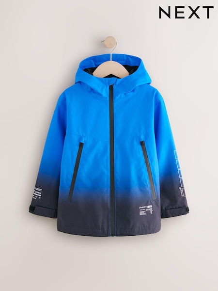 Koboltblå - Waterproof Fleece Hooded Lined Coat (3-17yrs) (Q61574) | DKK370 - DKK480