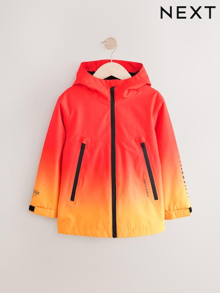 Portocaliu - Waterproof Fleece Hooded Lined Coat (3-16yrs) (Q61578) | 177 LEI - 229 LEI