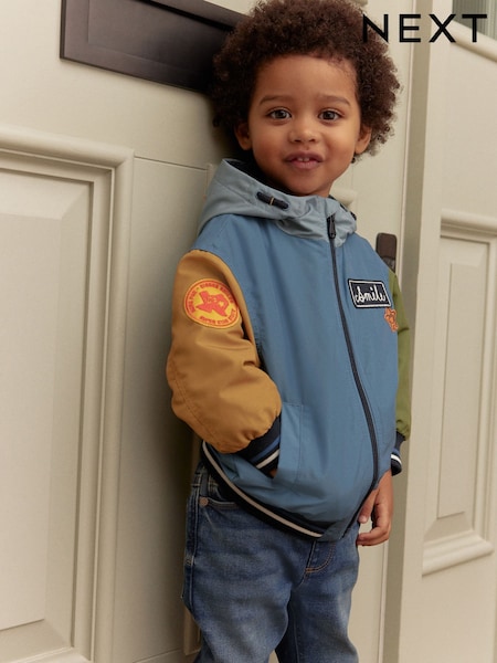 Navy Hooded Bomber Jacket (3mths-7yrs) (Q61748) | R$ 255 - R$ 295