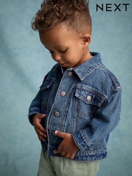 Blue 100% Cotton Denim Jacket (3mths-10yrs) (Q61750) | $28 - $35