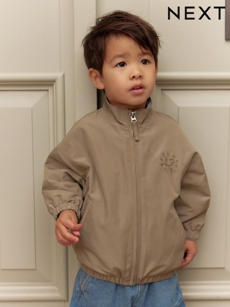 Neutral Collared Coach Jacket (3mths-7yrs) (Q61751) | €32 - €38