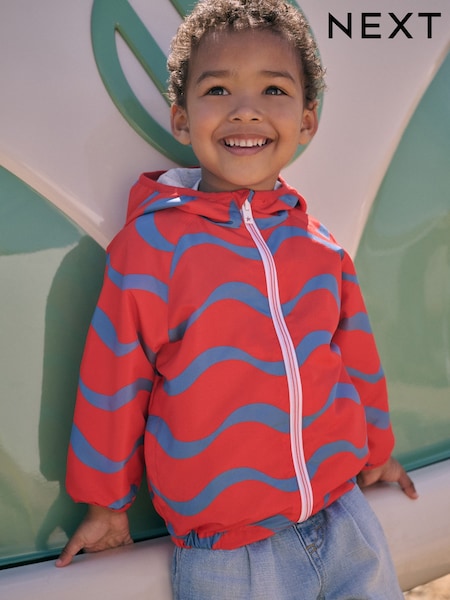 Red Shower Resistant Jacket (3mths-7yrs) (Q61752) | SGD 30 - SGD 37