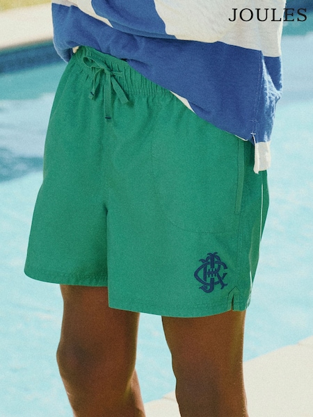 Joules Overton Green Rugby Style Swim Shorts (Q61786) | R$ 275