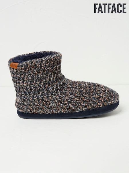 FatFace Matthew Oatmeal Knit Boots (Q62073) | €26