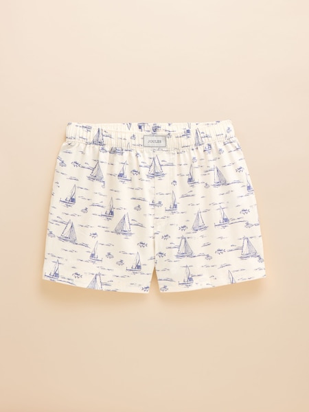 Joules White Toile de Jouy Woven Boxers (Q62207) | R$ 195