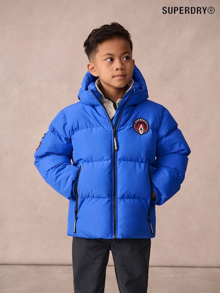 Superdry Blue Sports Puffer Coat (Q63021) | AED280 - AED291