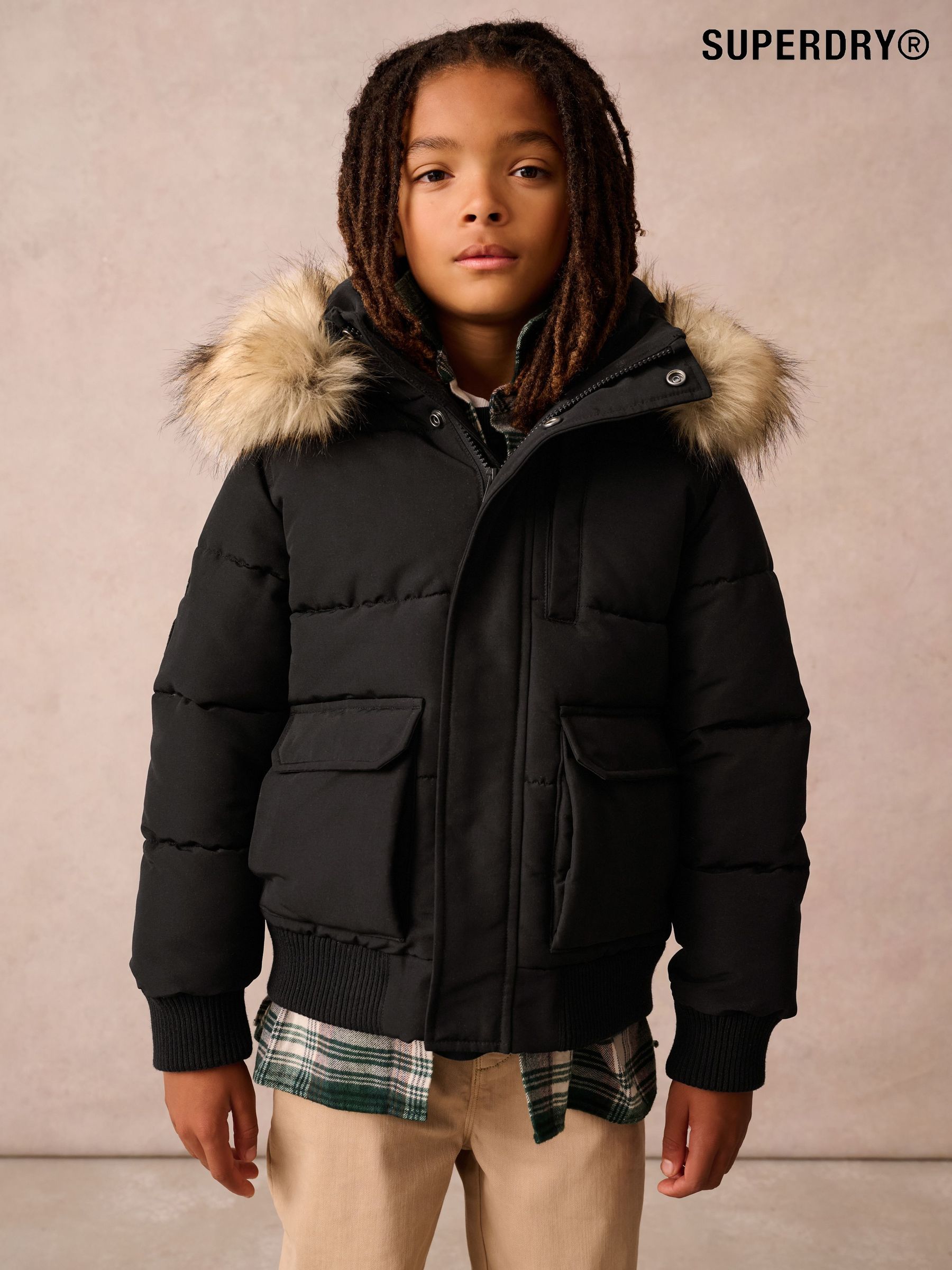 Boys coats black clearance