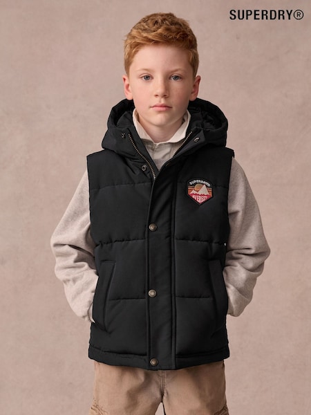 Superdry Black Everest Padded Gilet (Q63042) | €60 - €63
