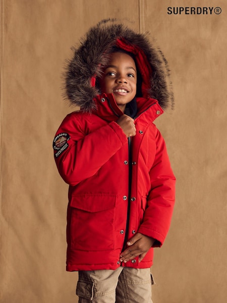 Superdry Red Everest Parka Coat (Q63051) | CA$183 - CA$188