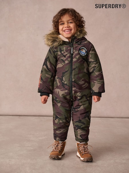 Superdry Camouflage Everest Snowsuit (Q63055) | AED285