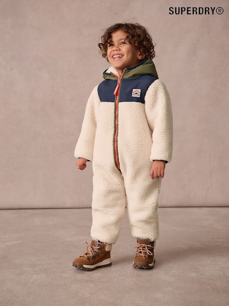 Superdry Beige Sherpa Snowsuit (Q63063) | €68