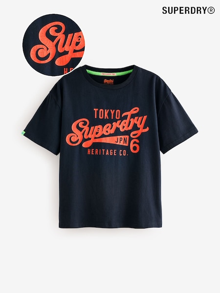 Azul marino - Superdry Essentials T-Shirt (Q63070) | 17 € - 26 €