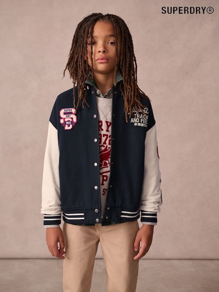 Superdry Navy Varsity Bomber Jacket (Q63085) | €57 - €60
