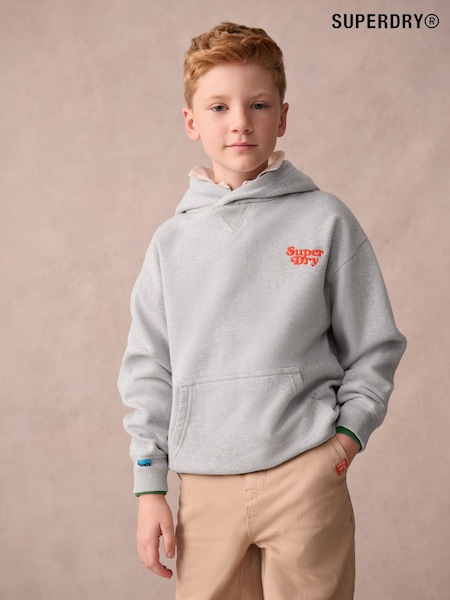 Gri - Superdry Esențiale Hanorac cu glugă (Q63104) | 171 LEI - 216 LEI