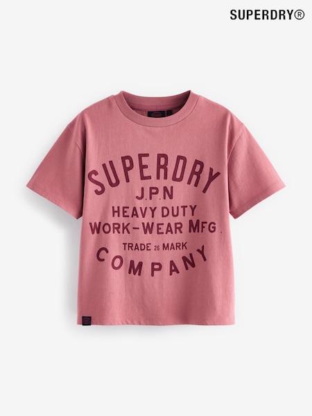 Superdry Printed Workwear T-Shirt (Q63110) | ‏39 ر.ق. - ‏44 ر.ق.