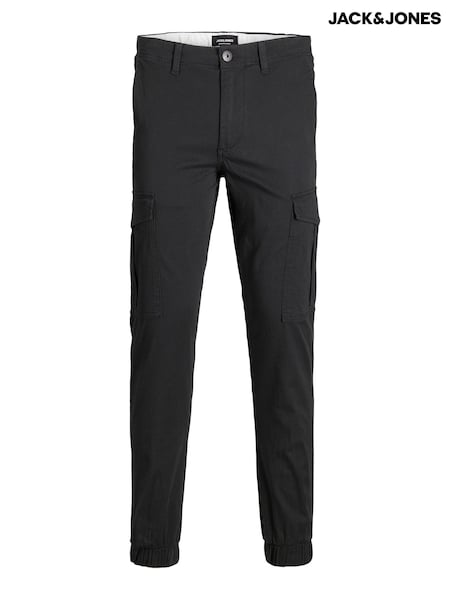 JACK & JONES JUNIOR Slim Fit Cuffed Marco Cargo Trousers (Q63159) | ₪151