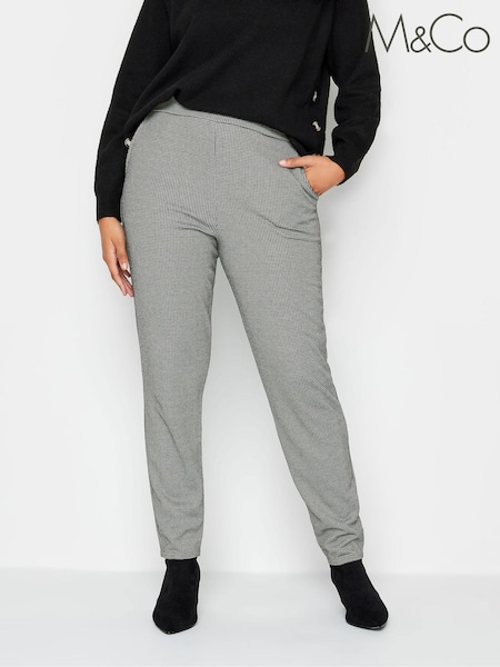 M&Co Black Dogtooth Trousers (Q63301) | AED169