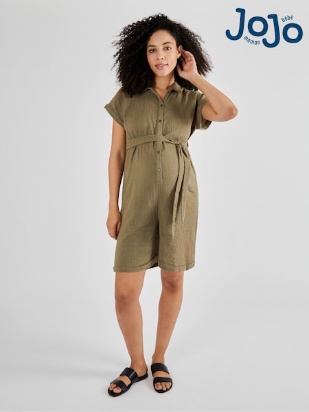 JoJo Maman Bébé Cotton Maternity Playsuit (Q63569) | 63 €