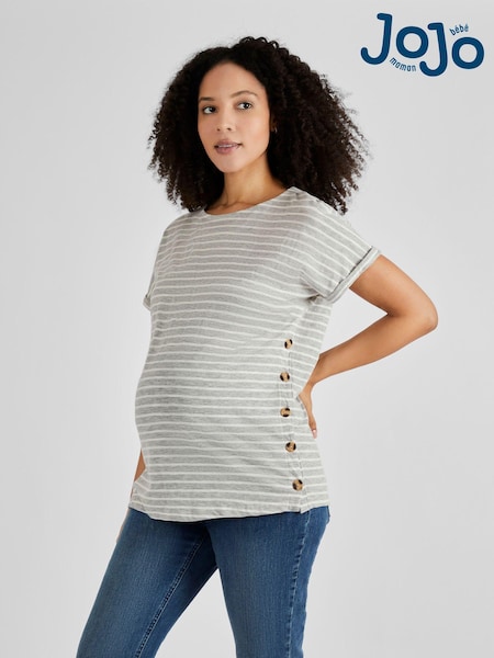 JoJo Maman Bébé Drop Shoulder Maternity & Nursing T-Shirt (Q63586) | €42