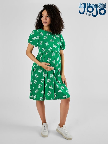 Grün - Jojo Maman Bébé Umstands- und Stillmode Bedrucktes Kleid, Bunt (Q63588) | 67 €