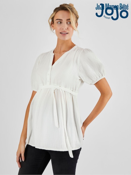 JoJo Maman Bébé Textured Maternity Blouse (Q63616) | 47 €