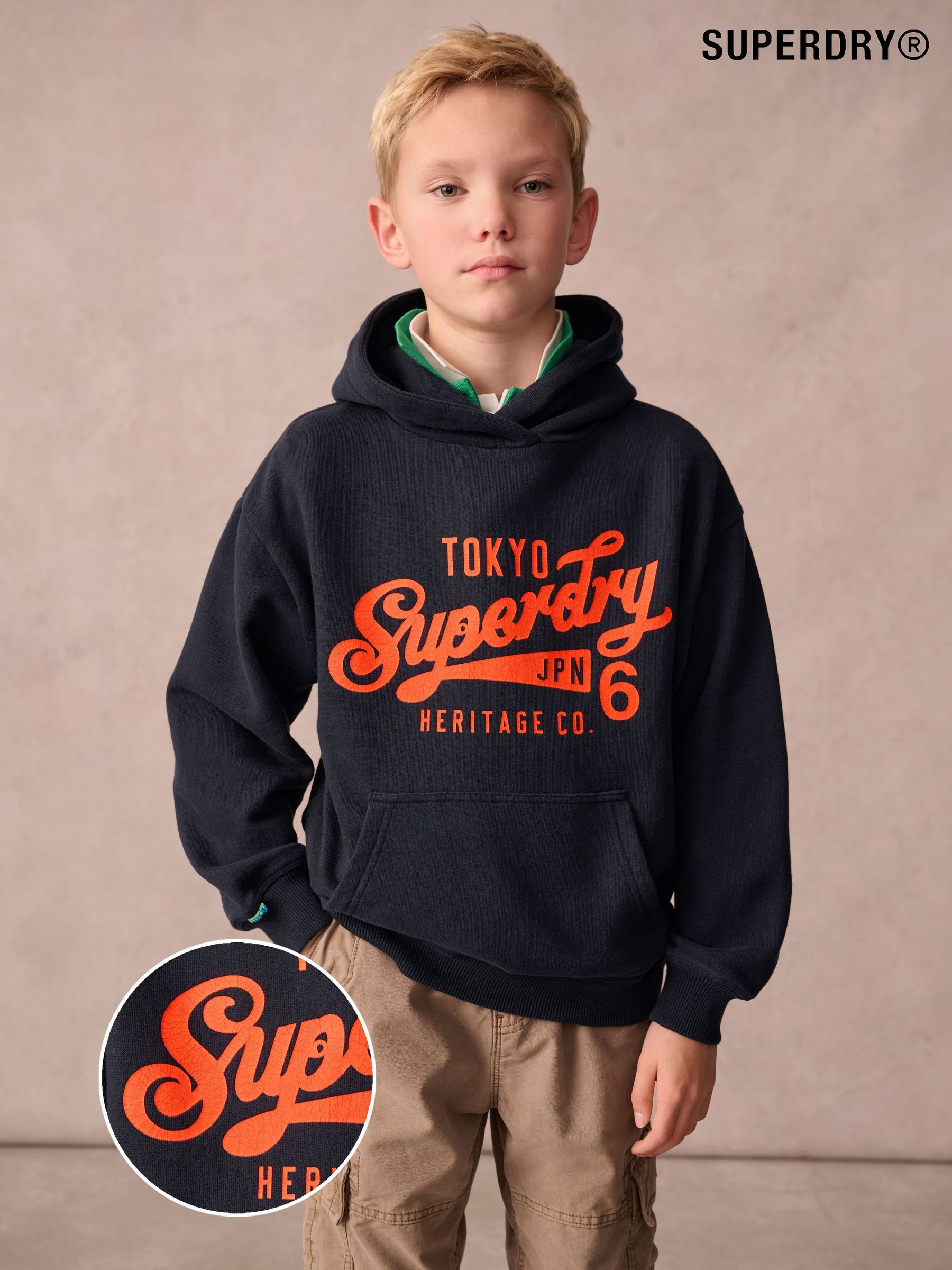 Superdry boys hoodie outlet
