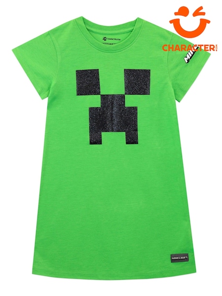 Character Green Minecraft Creeper Nightdress (Q63851) | €21